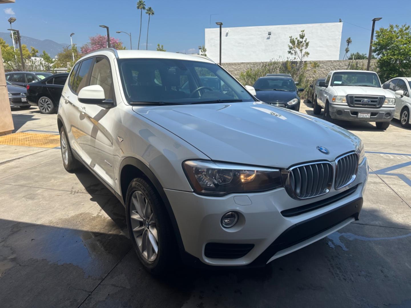 2017 WHITE /BLACK BMW X3 (5UXWX9C37H0) , located at 30 S. Berkeley Avenue, Pasadena, CA, 91107, (626) 248-7567, 34.145447, -118.109398 - Photo#6